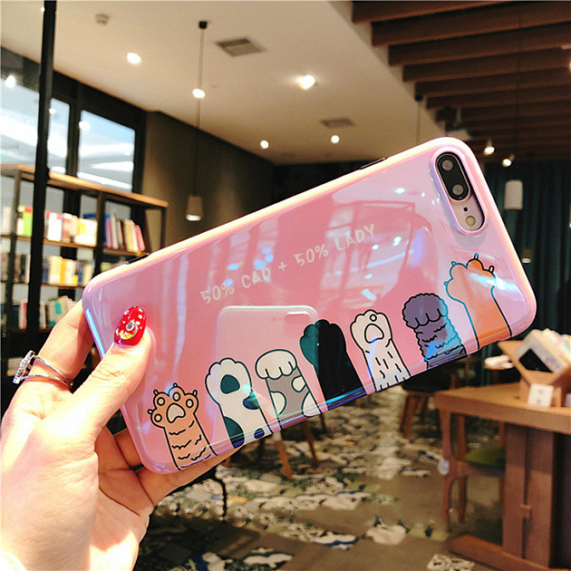 เคสแมว iPhone X , เคส iPhone 8 Plus , 6s Plus , 7 Plus